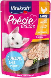 Vitakraft Cat Poesie Deli Junior Sauce + Chicken - 85g