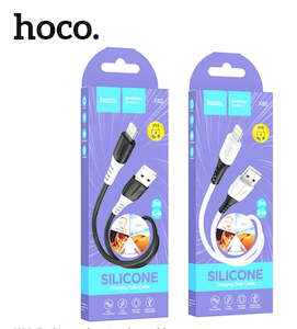 Telephone including mobile phone: HOCO (iPhone Charging Cable)Ultra Soft Silicon Cable (X82) - Lightning cable