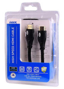 Telephone including mobile phone: Laser HDMI to HDMI cable 5 metre