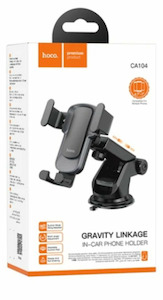 Telephone including mobile phone: Premium Gravity Car Phone Mount Holder for Windshield / Dashboard (CA104)