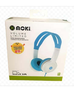 Telephone including mobile phone: Moki Volume Limited Kids Headphones