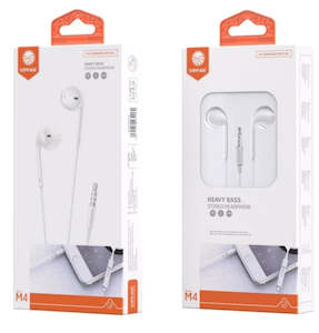 VIPFAN Wired Headphone Heavy Bass 3.5mm Earphone w/ Volume Control (M4)