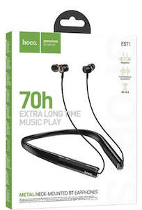 Sports Bluetooth Earphone w/ 70 Hours Long Battery Life, Flexible Neck Band (ES71)