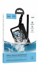 Telephone including mobile phone: Hoco Triple Sealed Waterproof Bag Universal Size