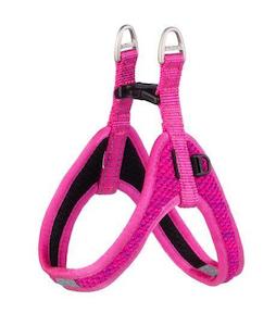 Rogz Fast Fit Harness Pink Lge