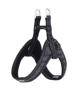 Rogz Fast Fit Harness Black Lge