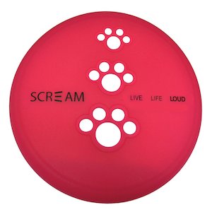 Wholesaling, all products (excluding storage and handling of goods): Scream SILICONE PET FLYER Pink - Small 18cm