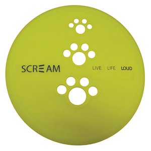 Wholesaling, all products (excluding storage and handling of goods): Scream SILICONE PET FLYER Green - Small 18cm