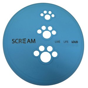 Wholesaling, all products (excluding storage and handling of goods): Scream SILICONE PET FLYER Blue - Small 18cm