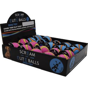 Wholesaling, all products (excluding storage and handling of goods): Scream ELITE BALL COUNTER DISPLAY 20pk - Small 5cm