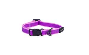 Rogz Amphibian Collar Classic (med)-purple