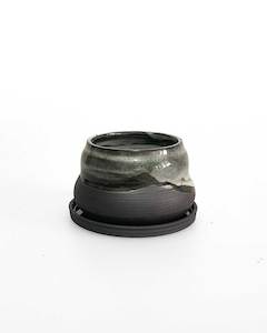 Black Ceramic Plant Pot