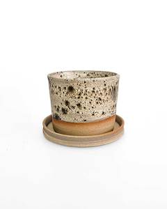 Mottled Ceramic Plant Pot