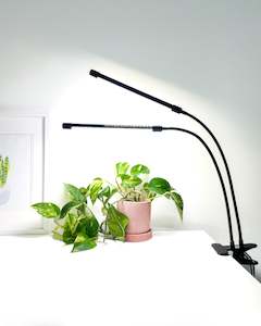 Accessories: Double Head Grow Lights - White