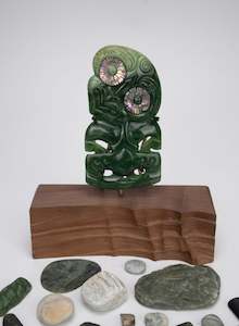 Art gallery: Pounamu Hei Tiki on a Stand