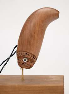 Art gallery: Carved Wooden Nguru on a Stand