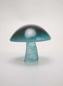 Art gallery: Turquoise/Brown Mushroom - Medium