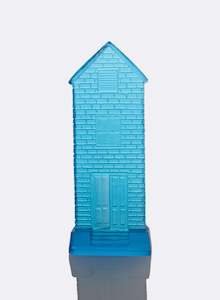 Cast Glass TownHouse - Turquoise