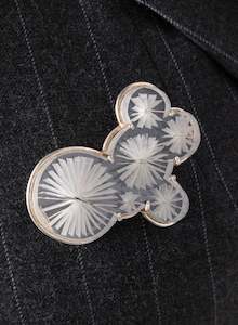 Cloud Perspex Brooch