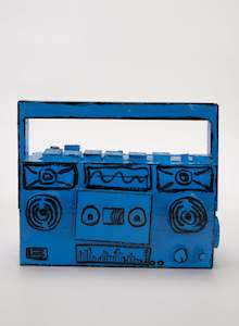 Ghetto Blaster Blue - Large