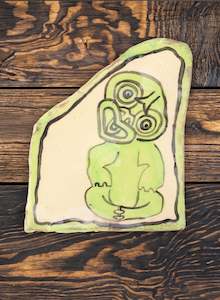 Wall Tile - Green Tiki