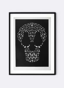 Skull And Dolls II | Black - Screen Print