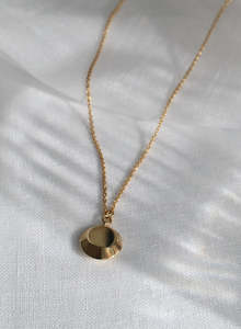 Profile Necklace - Sterling Silver & Gold Plated