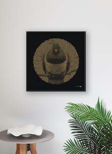 Golden Kereru - Polydot Series Print Edition of 50