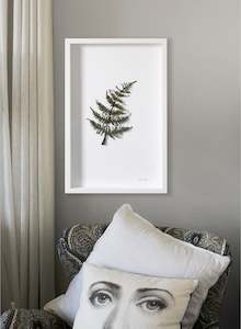 Bracken Fern Leaf Sculptural Embroidery