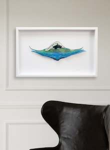 Mount Taranaki -  Sculptural Embroidery