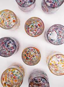 Art gallery: Glass Multi-Colour Tumbler