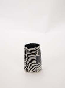 Nerikomi Black Small Vase