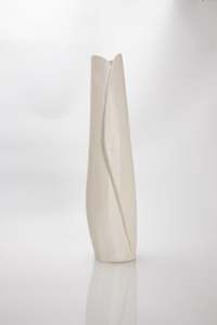 Nikau Vase 4 - White