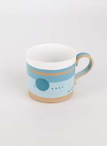 Art gallery: Blue Geometric Decor Mug