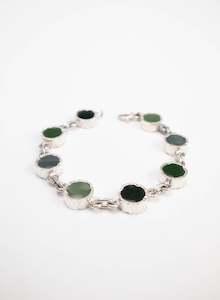 Art gallery: Four Stone Pounamu Bracelet