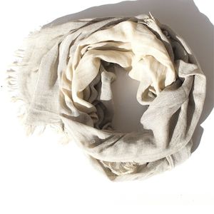 Scarf: Scarf  | Linen Blend