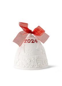 China, glassware and earthenware: 2024 Christmas Bell - Re-Deco Red