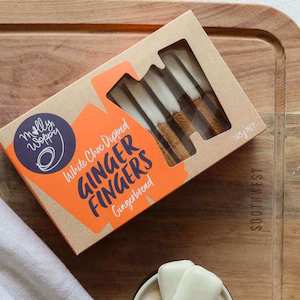 Molly Woppy White Choc Dipped Ginger Fingers