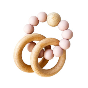 Beechwood Teether Rings Set by Alimrose