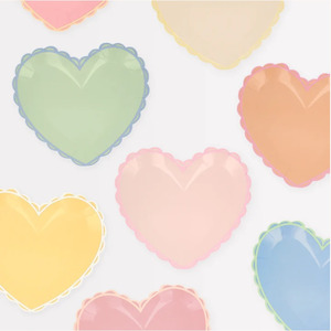 Pastel Heart Small Plates