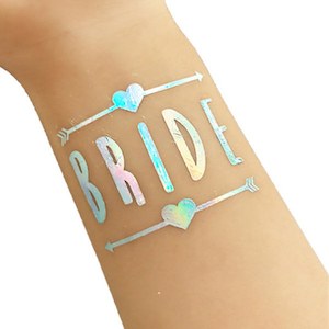 Hen's Party Temporary Tattoo - Iridescent