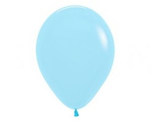 30cm Balloon Pastel Matte Blue (Single)