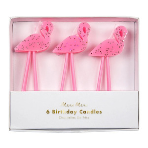 Flamingo Candles Small