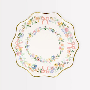 Elegant Floral Side Plates