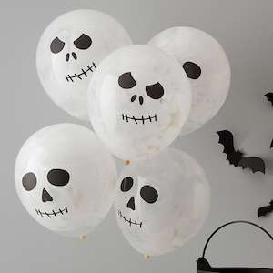 Skull Paint Halloween Balloons