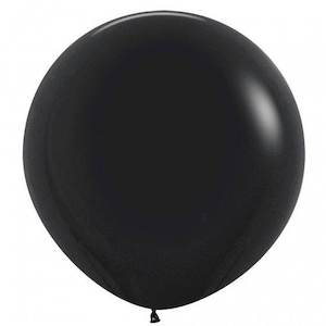 60cm Balloon Black (Single)