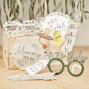 Botanical Photobooth Prop Set - Botanical Baby