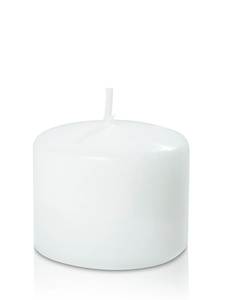 Slim Pillar Candle 5x5cmH - White