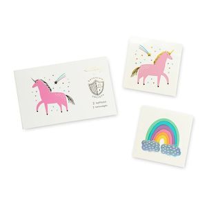 Unicorn & Rainbows Temporary Tattoos