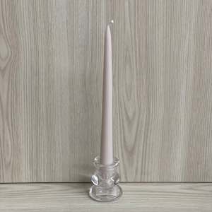 Moreton Taper Candle 25cm - Stone